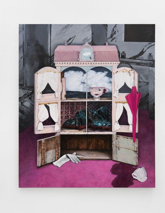 Cabinet of Secrets by Li Jun contemporary artwork Painting