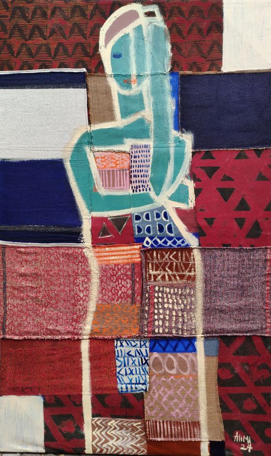 Femme Terra by Alimi Adewale contemporary artwork Painting