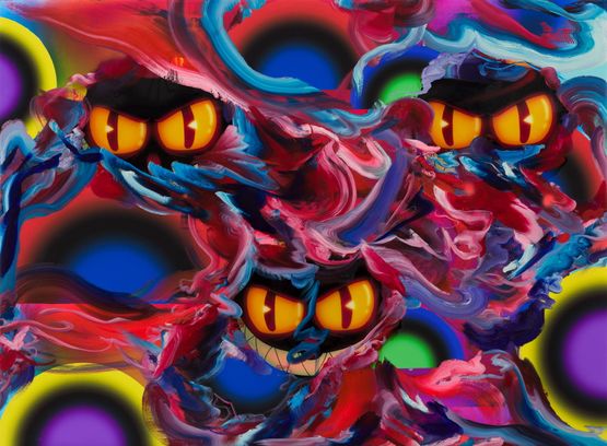 Electro Big Dreams and Palazzi by Wang Jiajia contemporary artwork Painting