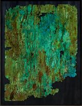 copper medium II by Kirtika Kain contemporary artwork print mixed media textile