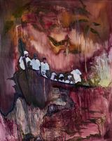 Crossing by Ravelle Pillay contemporary artwork painting works on paper