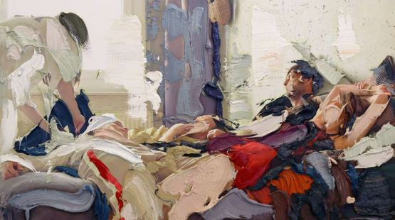 Embedded by Erik Schmidt contemporary artwork Painting