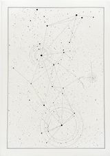 I saw all the letters in all the stars 13 by Timo Nasseri contemporary artwork drawing painting works on paper