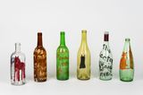 Bottles by Jenny Watson contemporary artwork sculpture