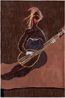 Saz calan kadn Woman playing the saz by Azade Koker contemporary artwork Painting