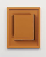 Cascading Orange by Shaun Waugh contemporary artwork print