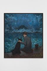 Night Journey  Hommage to Rene Daumal by Ernst Yohji Jaeger contemporary artwork painting