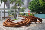 Effondrement 225.5 Arc x 13 by Bernar Venet contemporary artwork sculpture