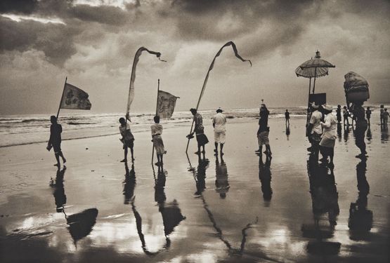 Bali Taking Gifts to the Sea Gods by Don Mccullin contemporary artwork Photography