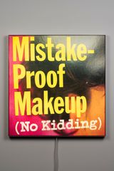 Mistake-Proof Makeup by Sylvie Fleury contemporary artwork sculpture