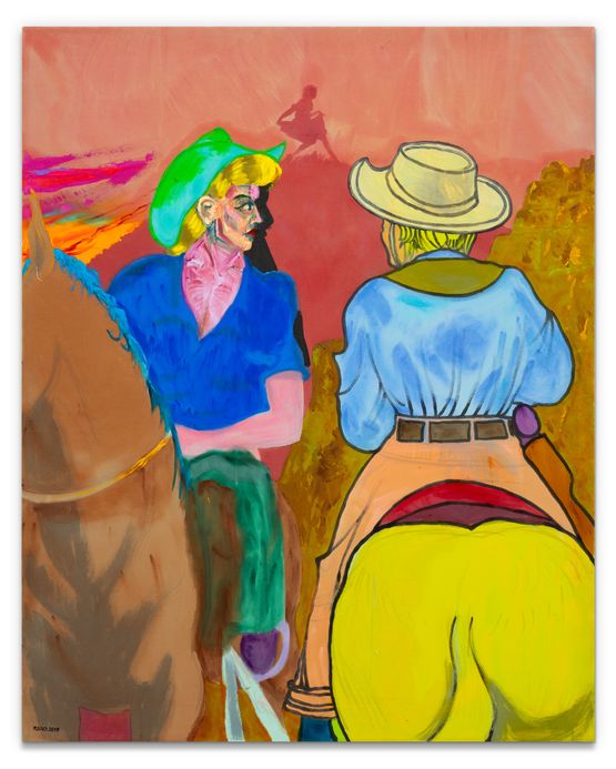 Issachar by Archie Rand contemporary artwork Painting