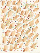 Untitled by Oswald Oberhuber contemporary artwork drawing works on paper