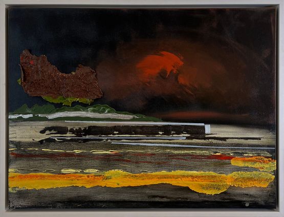 The crossing by Aida Mahmudova contemporary artwork Mixed Media