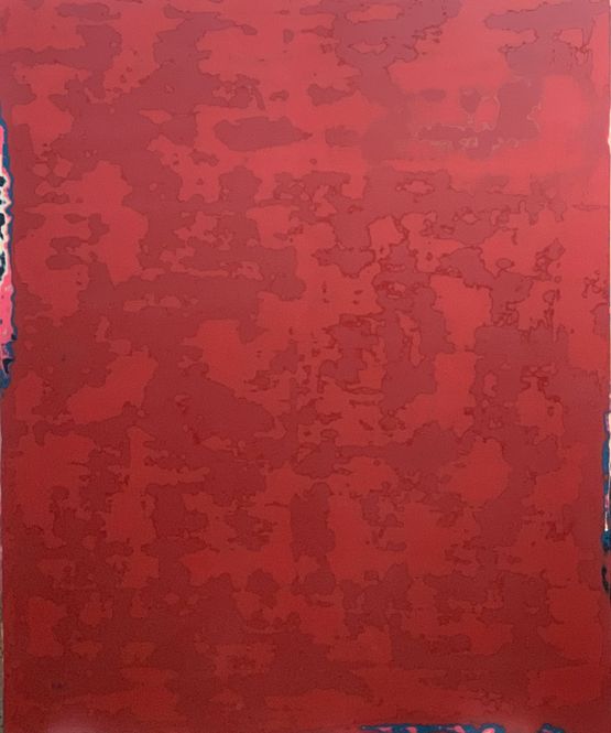 Overlaid Series No. 24-80-01 by Kim Deok Han contemporary artwork Painting