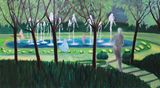 Fountain by Anna Ngan Leong Cheung contemporary artwork painting