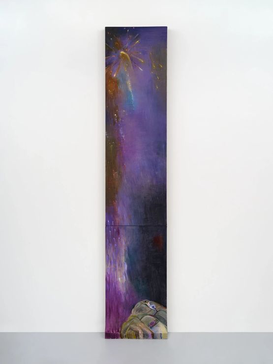 Her with Her Landscape 1 by Yan Xinyue contemporary artwork Painting