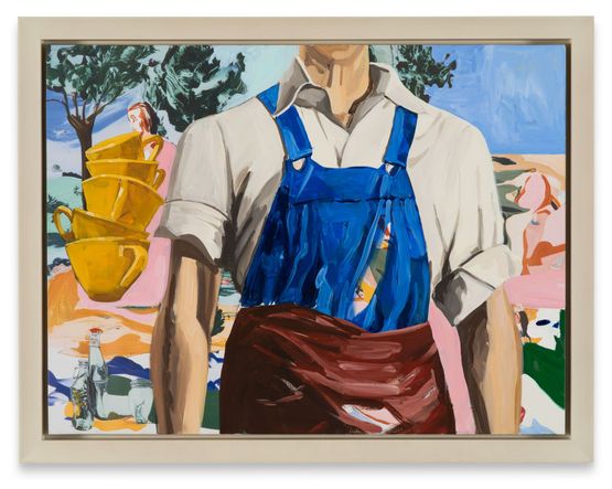 Worker by David Salle contemporary artwork Painting