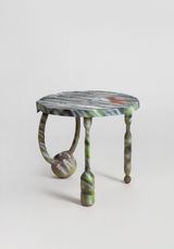 Impromptu Round Table Sancai by Zhou Yilun contemporary artwork mixed media