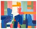 Geometrical Dance by Moje Assefjah contemporary artwork Painting