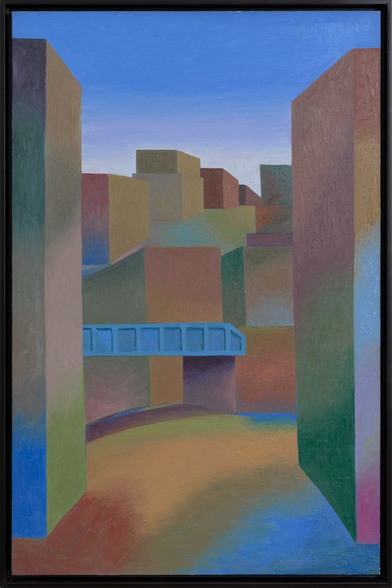 Il sottopassaggio by Salvo contemporary artwork Painting
