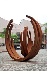 Arcs in Disorder 223 Arc x 10 by Bernar Venet contemporary artwork sculpture
