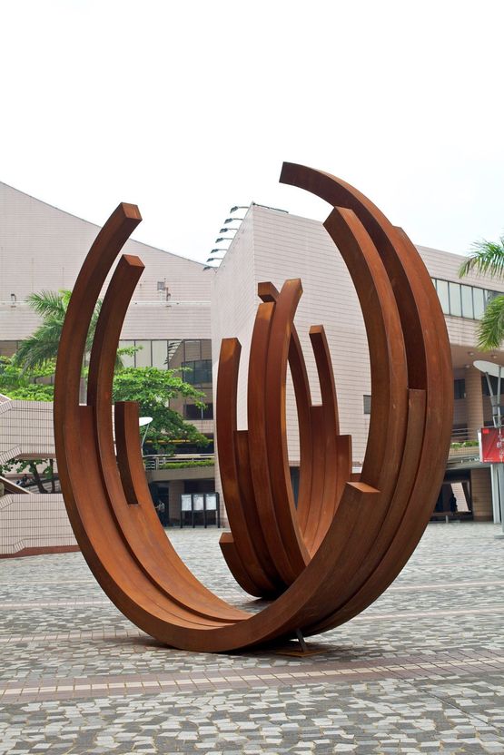 Arcs in Disorder 223 Arc x 10 by Bernar Venet contemporary artwork Sculpture