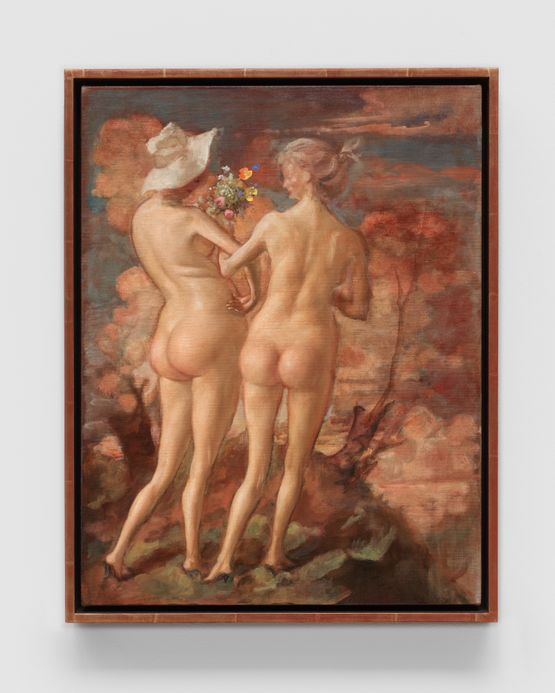Beech Cliff by John Currin contemporary artwork Painting