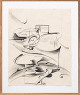 Synapses 7 by Luke Agada contemporary artwork drawing works on paper
