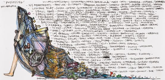 Possessed by Do Ho Suh contemporary artwork Works on Paper
