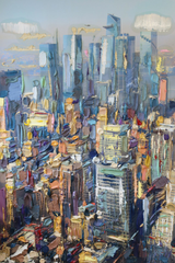 Brown with Toppings by Erik Schmidt contemporary artwork painting print