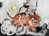 Superimposed Bodies by Xiao Kegang contemporary artwork painting
