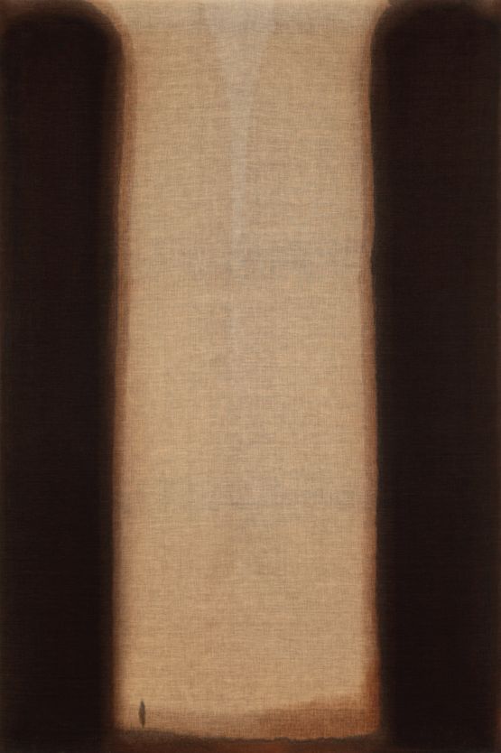 Burnt Umber  Ultramarine by Yun Hyong-Keun contemporary artwork Painting