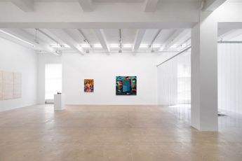 Contemporary art exhibition Group Exhibition Downbeat  Denniston Hill at Marian Goodman Gallery at Marian Goodman Gallery New York United States