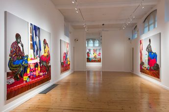 Contemporary art exhibition Eddy Kamuanga Ilunga Nature Morte at October Gallery London United Kingdom