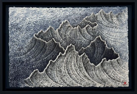Collision by Hyun-Joung Lee contemporary artwork Works on Paper