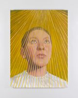 Rays of Light self-portrait by Vanessa Jones contemporary artwork painting