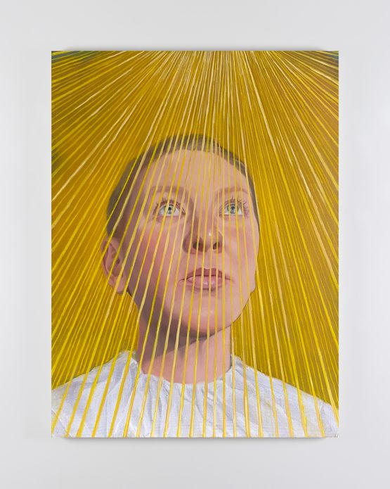 Rays of Light self-portrait by Vanessa Jones contemporary artwork Painting