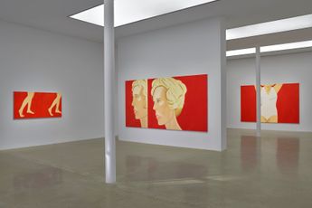 Contemporary art exhibition Alex Katz Coca-Cola Girls at Timothy Taylor London United Kingdom