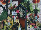 The Habit of Crawling Around by Rodel Tapaya contemporary artwork painting