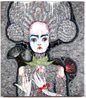 satellite fade-out 6 by Del Kathryn Barton contemporary artwork Painting