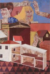 House by Ella Walker contemporary artwork drawing painting