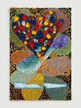 Helicopter Seed Tulip Flowers by Daniel Chen contemporary artwork painting