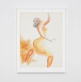 The Dancer by Ernie Barnes contemporary artwork painting works on paper