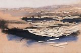 Landscape no. 5 by Tadashi Kawamata contemporary artwork painting sculpture