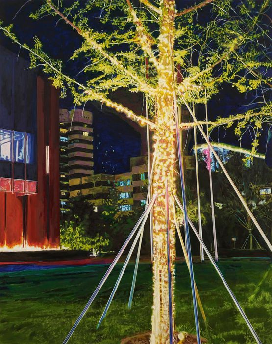 Become Banian Tree by Hao Zecheng contemporary artwork Painting