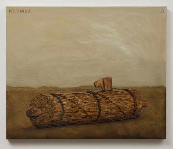 Res Publica by Michael Shepherd contemporary artwork Painting