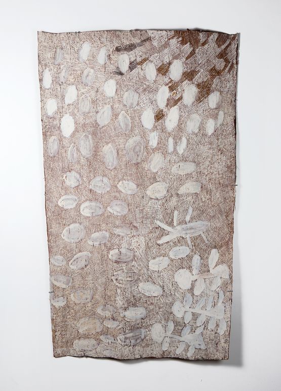 Dharpa  Circles by Nyapanyapa Yunupiu contemporary artwork Painting