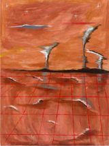 The Mapping Of Damage by Mia Boe contemporary artwork painting