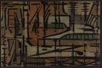 El Encuentro by Oswaldo Vigas contemporary artwork Painting
