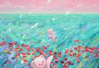 Children of flowers -Day- by Eguchi Ayane contemporary artwork Painting